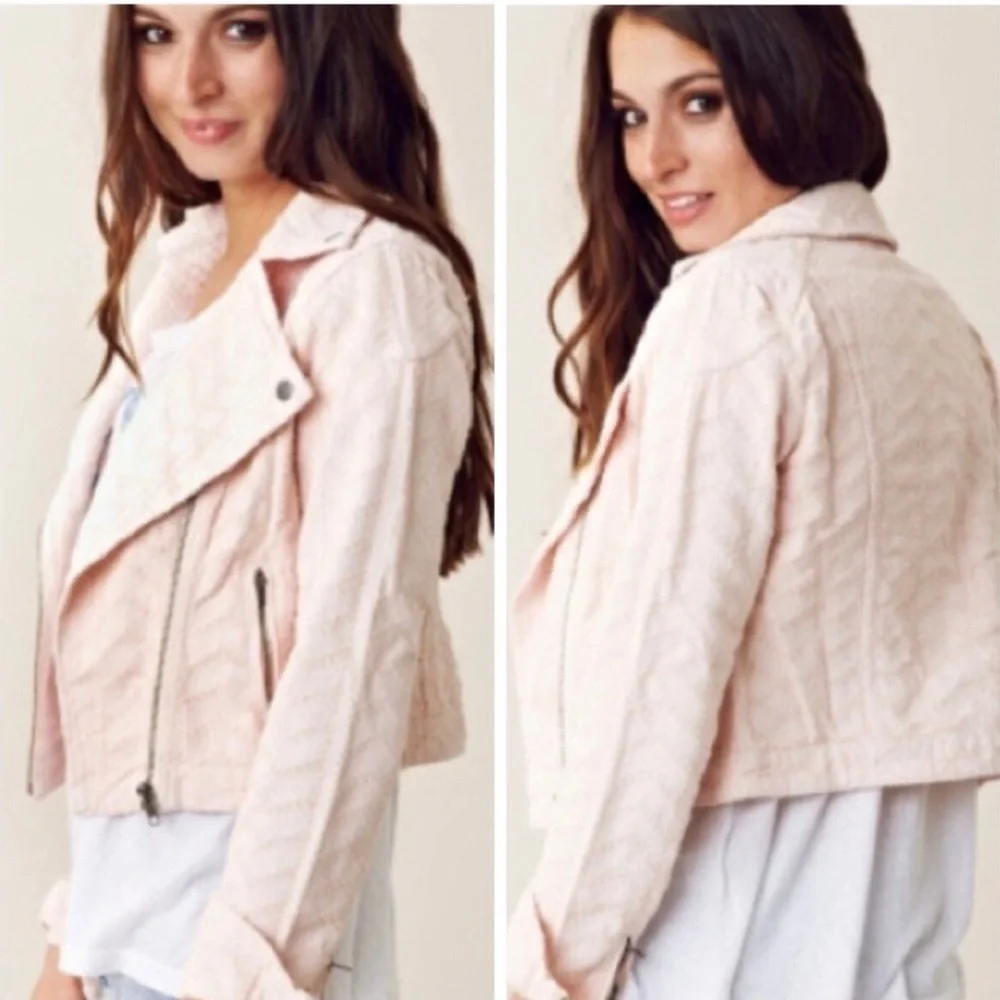 Free People Cotton Moto Jacket - Picture 2 of 11
